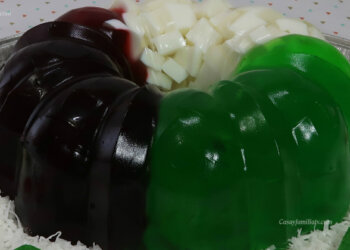 Gelatina Mosaico Encapsulada Tricolor – Recetas en Casayfamiliatv