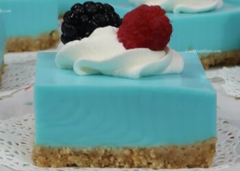 Postrecitos Gelatina de Refresco Blueberry Cremosita – Recetas en Casayfamiliatv
