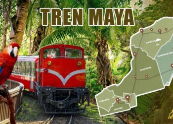 Así será la ruta y el paseo del tren Maya en el sur de México