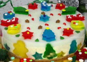 Tarta Navideña de Queso Crema y Gelatina – Recetas en Casayfamiliatv
