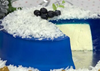 Gelatina Navideña Rellena de Queso Crema – Recetas en Casayfamiliatv