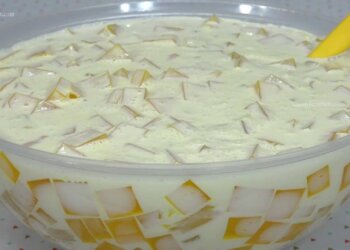 Postre Ensalada Cremosa de Mango – Recetas en Casayfamiliatv
