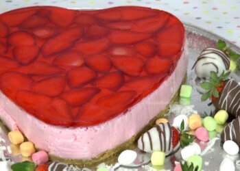 Cheesecake de Fresas Encapsuladas | Recetas en Casayfamiliatv