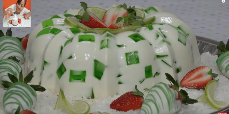 GELATINA de Limón y Yogurt Natural - Recetas en Casayfamiliatv GELATINA de Limón y Yogurt Natural