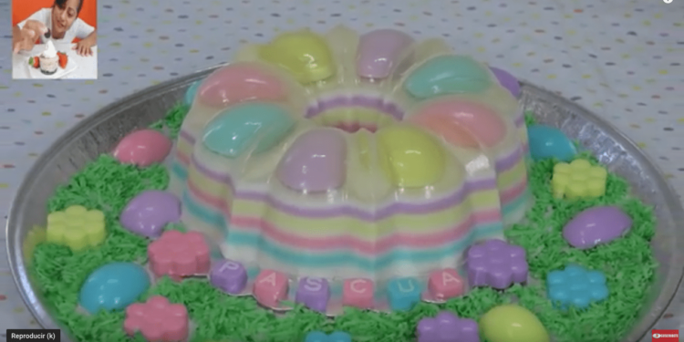 POSTRE de GELATINA para Pascua - Recetas en Casayfamiliatv POSTRE de GELATINA para Pascua