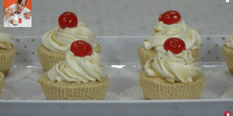 Mini CHEESECAKE Dulce de Leche para MESA de POSTRES - Recetas en Casayfamiliatv Mini CHEESECAKE Dulce de Leche para MESA de POSTRES