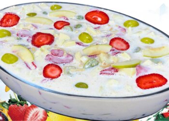 ▶ ENSALADA DE FRUTAS TRES LECHES 🍓🍍 | POSTRE FÁCIL, REFRESCANTE y DELICIOSO para TODA la FAMILIA
