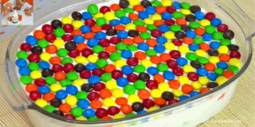 Postre fácil y delicioso con M&M’s y 4 Ingredientes | Casayfamiliatv